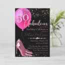 Search for stiletto birthday invitations Black