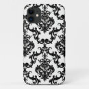 Search for white damask iphone cases Black and white