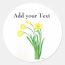 Search for watercolor daffodils stickers Yellow flowers