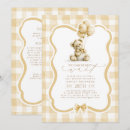 Search for gingham baby shower invitations We can bearly wait