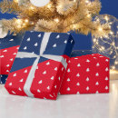Search for patriotic christmas wrapping paper Star