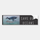 Search for save the ocean bumper stickers Whales