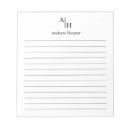 Search for monogram notepads Basic