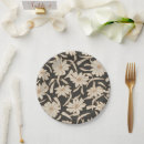 Search for black and white floral pattern plates Modern