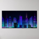 Search for neon city posters Background