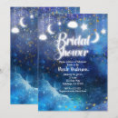 Search for stars bridal shower invitations Moon