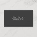 Search for fashion designer business cards Black