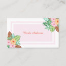 Search for flower shape business cards Modern