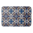 Search for indigo blue bath mats Blue and white