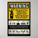Search for warning posters Funny