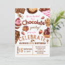 Search for chocolate cake birthday invitations Watercolor