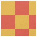 Search for orange gingham fabric Chequered