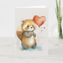Search for red panda valentines day cards Happy valentine's day