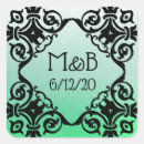 Search for green gradient stickers Black