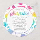 Search for rainbow confetti birthday invitations Fun