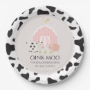 Search for farm birthday plates Cow