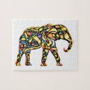 Search for elephant puzzles Colorful