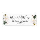 Search for magnolia wedding return address labels Floral