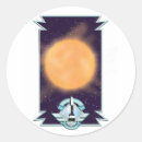 Search for vintage sci fi stickers Space