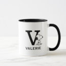 Search for v monogram mugs Charlie brown