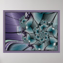Search for white fractal posters Blue