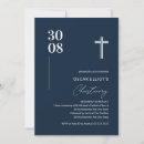 Search for navy blue christening invitations Baptism