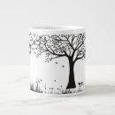 Search for black background mugs White