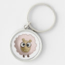 Search for cute sheep key rings Farm animals
