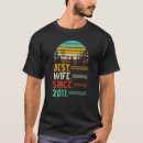 Search for 11th wedding anniversary tshirts Wife