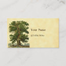 Search for oak tree business cards Forest
