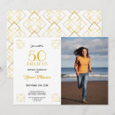 Search for deco style invitations Gold