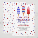 Search for red white and blue birthday invitations For kids