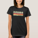 Search for karma womens tshirts Vintage