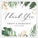 Search for faux gold foil wedding stickers Botanical