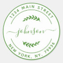 Search for rustic address stickers Simple typography