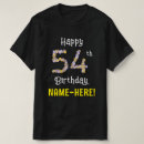 Search for 54th tshirts Happy birthday