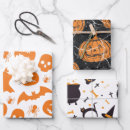 Search for happy halloween birthday wrapping paper Witch