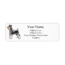Search for mini schnauzer return address labels Cute