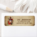 Search for aged paper return address labels Elegant