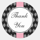 Search for pink black thank you stickers Business