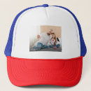 Search for red white and blue hats Best dad ever