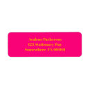 Search for birthday celebration return address labels Typography