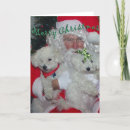 Search for toy poodle christmas cards Santa