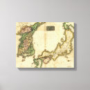 Search for korea canvas prints Map