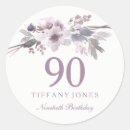 Search for 90 birthday stickers Purple