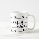 Search for birds on a wire mugs Crows