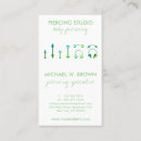 Search for tattoo artist business cards Piercing