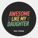 Search for awesome dad stickers Daughter