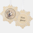 Search for golden retriever christmas tree decorations Puppy