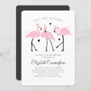 Search for flamingo bridal shower invitations Tropical